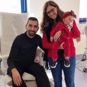 Una famiglia che dona